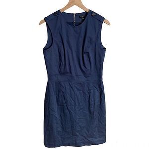 NWT Nora Gardner Women’s Scoop Neck Sleeveless Emery Midi Dress‎ in Navy Size 10